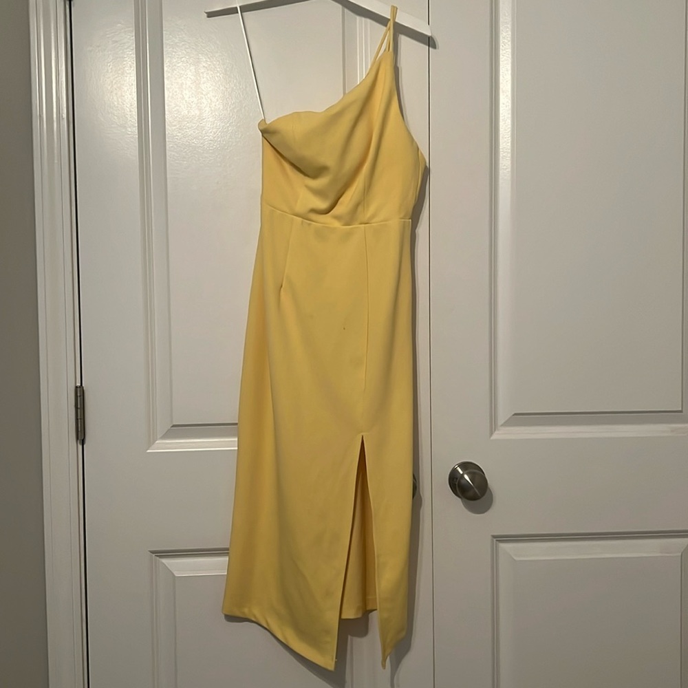Hello Molly yellow cocktail dress, size XS